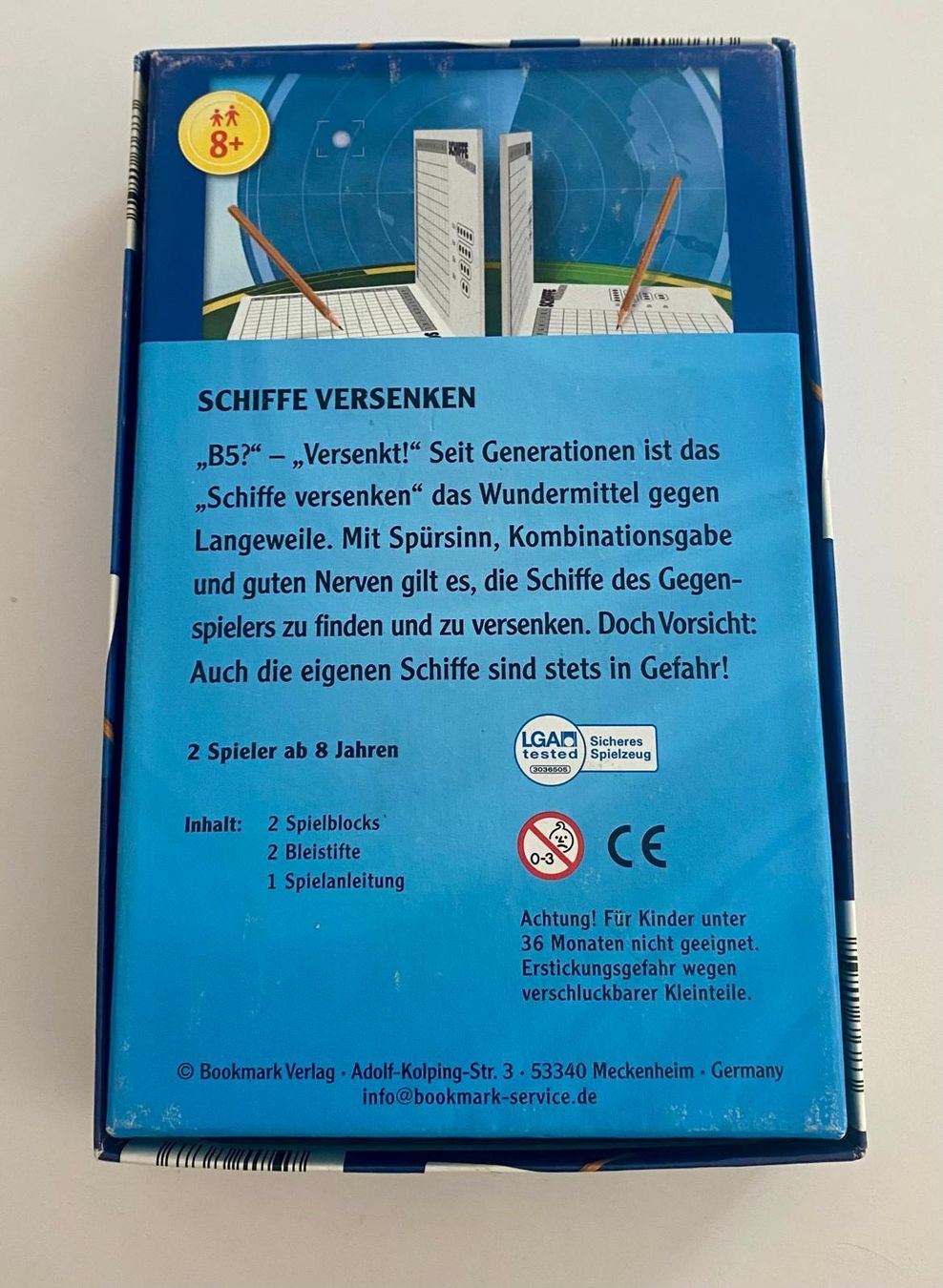 Spiele: "Schiffe versenken" - Der Spieleklassiker – Gebraucht aus Krauchthal von SamsPuce 1