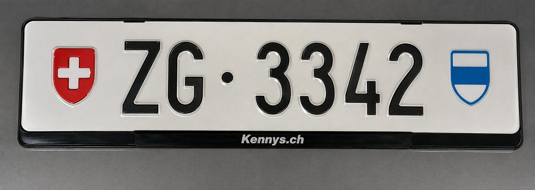 Schilder: Nummernschild ZG 3342 – Neu (gemäss Beschreibung) aus Zug von mic_rzb5