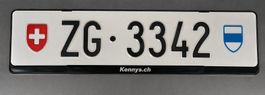 Nummernschild ZG 3342