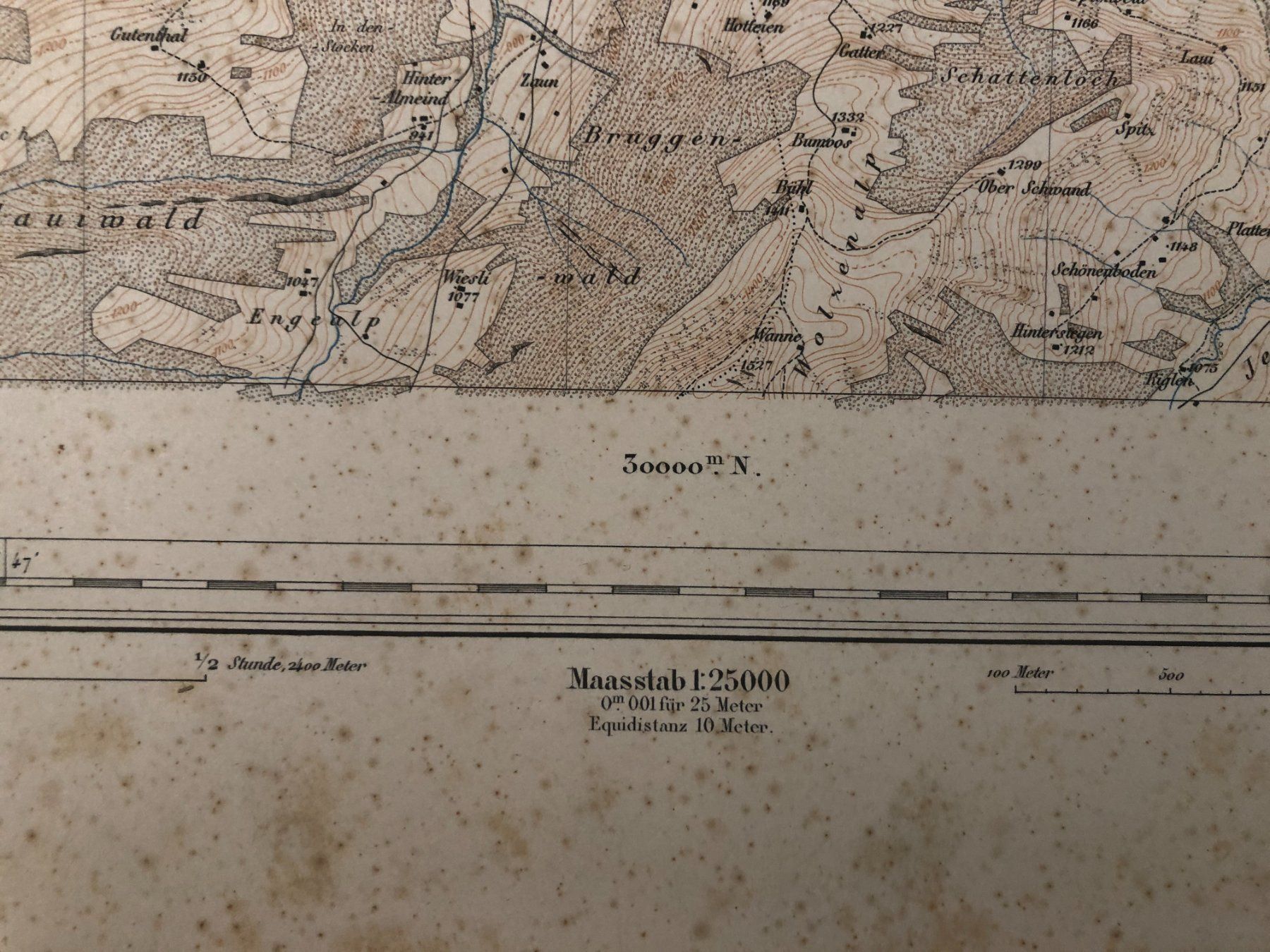 Cartine & Atlanti: Siegfriedatlas Bl. 236: Ebnat 1879 – Usato da Zürich venduto da allp 5