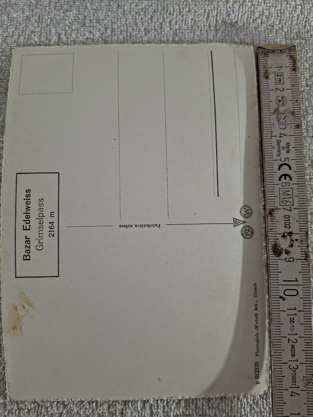 Cartoline postali: 4 alte Ansichtskarten Grimsel Nr.1 – Usato da Grindelwald venduto da carro5 4