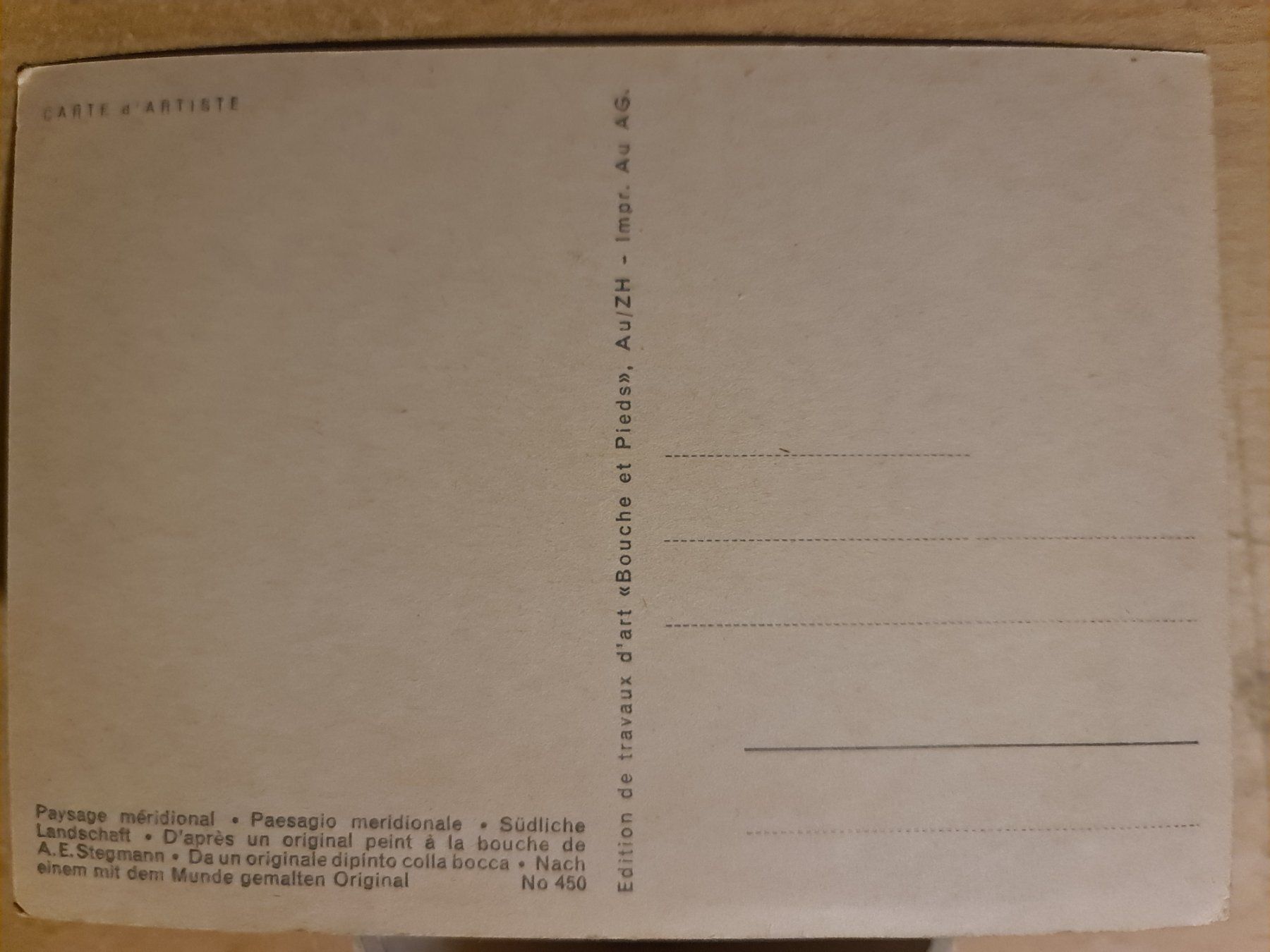 Cartoline postali: Ansichtskarte: Südländische Landschaft – Nuovo (secondo la descrizione) da Dintikon venduto da Vexi 1