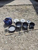 Kochset Camping mit Tasche 4-teilig gebraucht