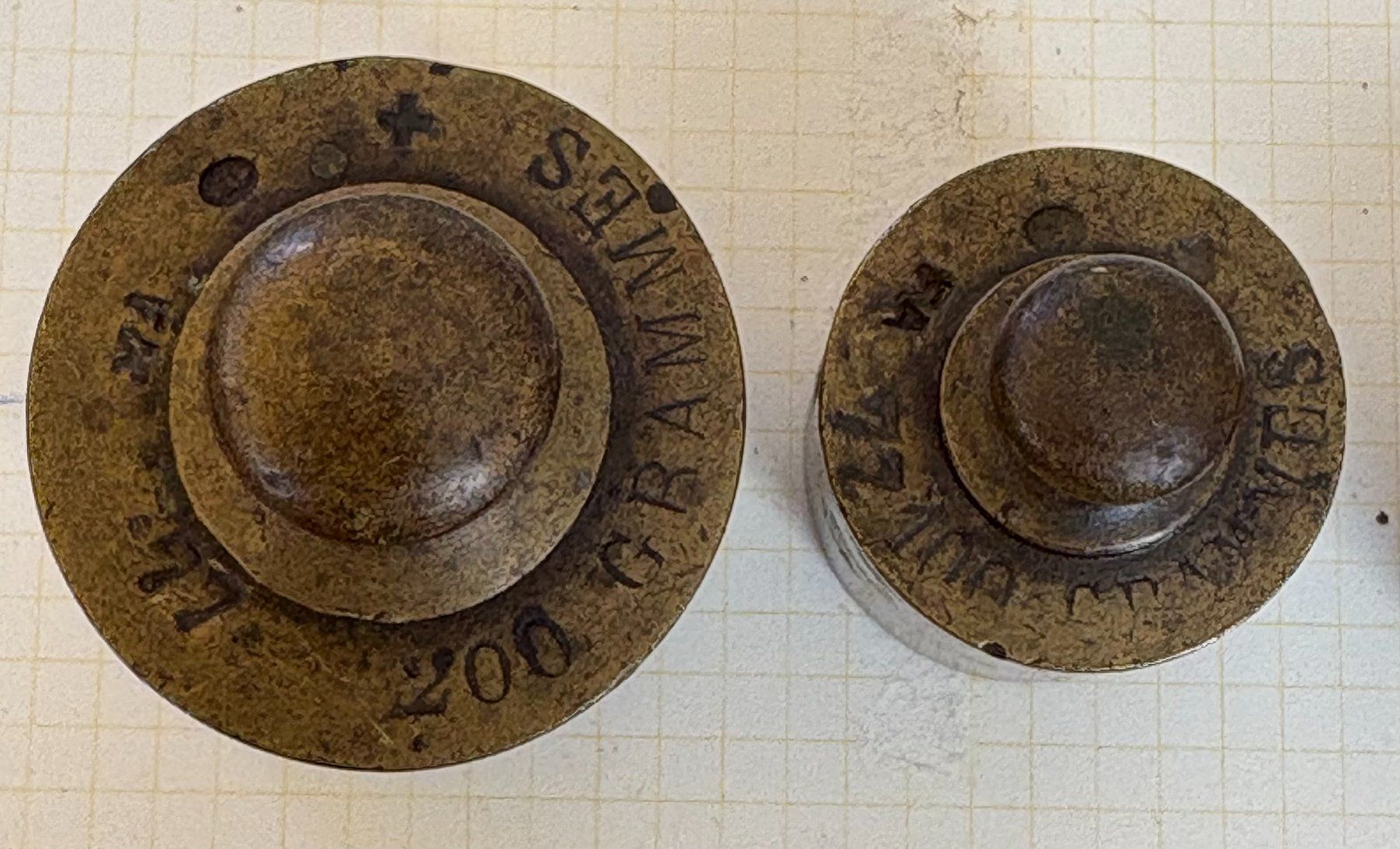 Balances et poids: LOT GEWICHTE TOTAL  553GR. – D'occasion à Ostermundigen par Wyatt-Earp 6