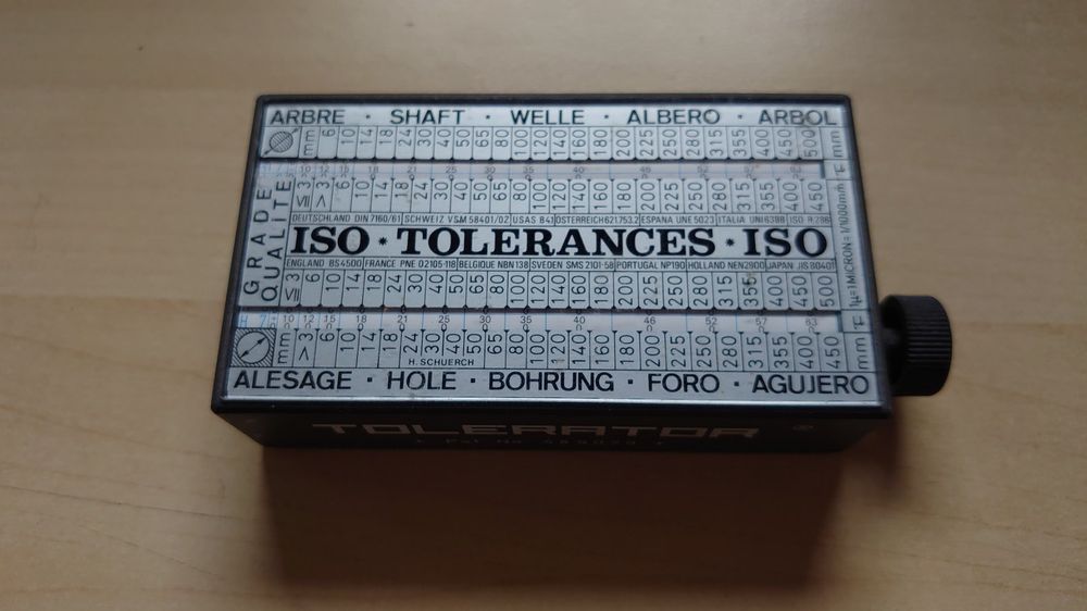Tolerator ISO Tolerances (Gebraucht) in Neuhausen am Rheinfall für CHF ...