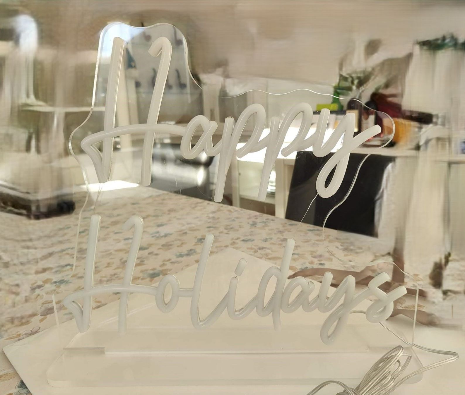 Tutte le decorazioni: HAPPY HOLIDAY - Neon Schild – Usato da Rancate venduto da Solo_cose_belle 3