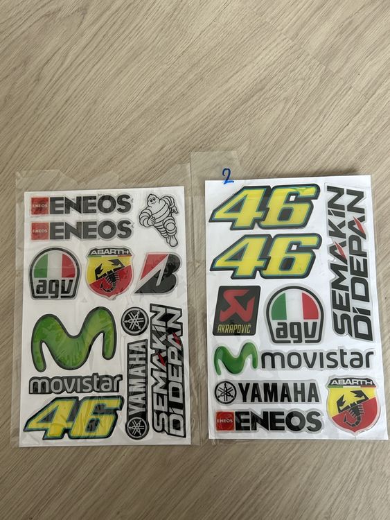 Valentino 46 Lot de stickers 3 D (Neu und originalverpackt) in ...