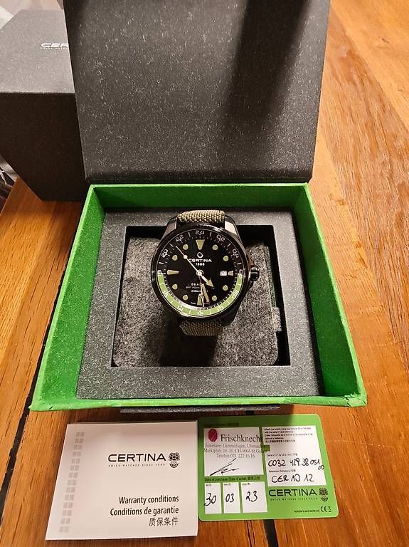 Certina Orologi: Certina DS Action GMT Powermatic 80 – Usato da St. Gallen venduto da Deki35 1