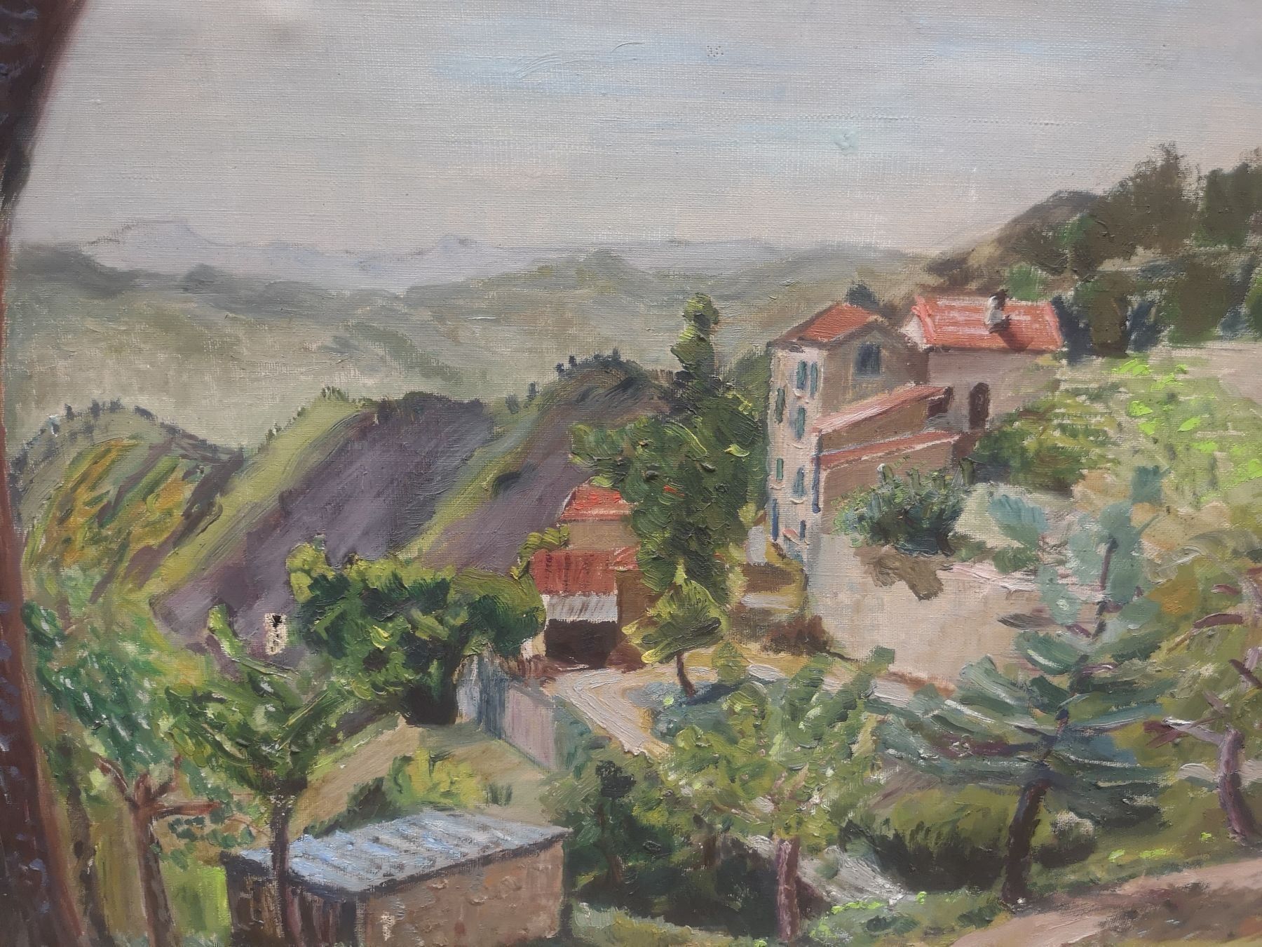 Gemälde: HUILE SUR TOILE ANCIENNE – Gebraucht aus Genève von Qanil77 1
