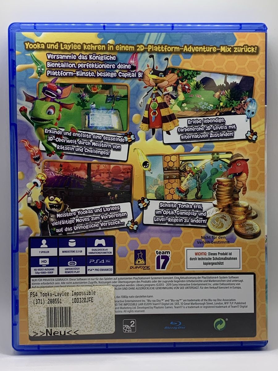 Sony Giochi: Yooka-Laylee and the Impossible Lair - PS4 – Usato da Ostermundigen venduto da RG-Collector 1