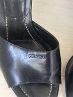 Prada Sandalen Schwarz Grösse 38 Leder