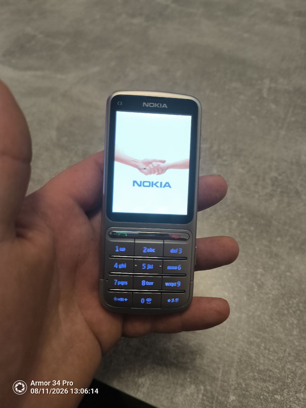 Nokia Handys / Smartphones: Nokia C3 Handy Silber gebraucht – Gebraucht aus Herzogenbuchsee von ioa_zcm6