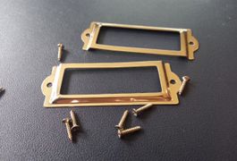 50x Etikettenhalter Schubladen / Porte-étiquette pour tiroir