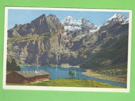 Oeschinensee mit Blüemlisalp ob Kandersteg