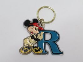 Vintage Micky Maus Schlüsselanhänger R Walt Disney NOS