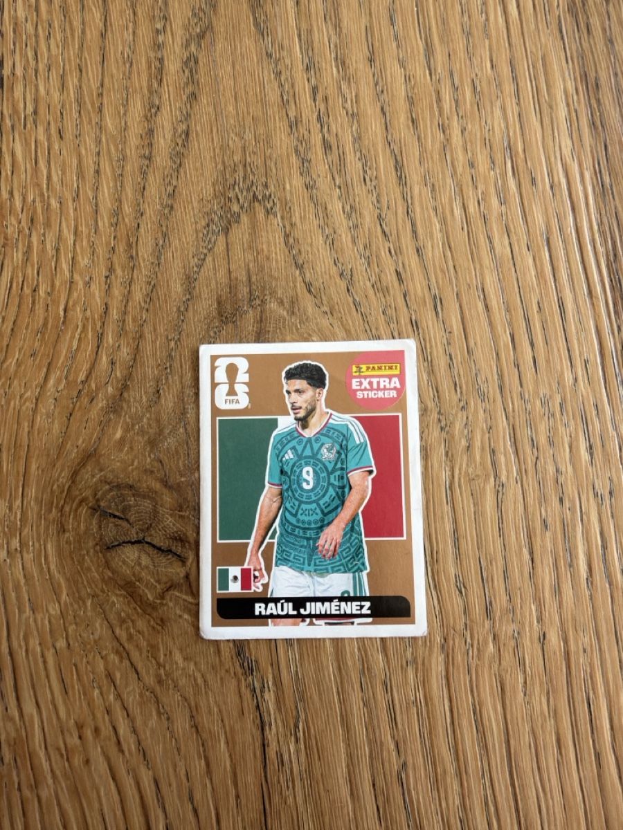 Panini Carte collezionabili: Extra sticker Raul Jimenez – Nuovo (secondo la descrizione) da Baar venduto da villigers