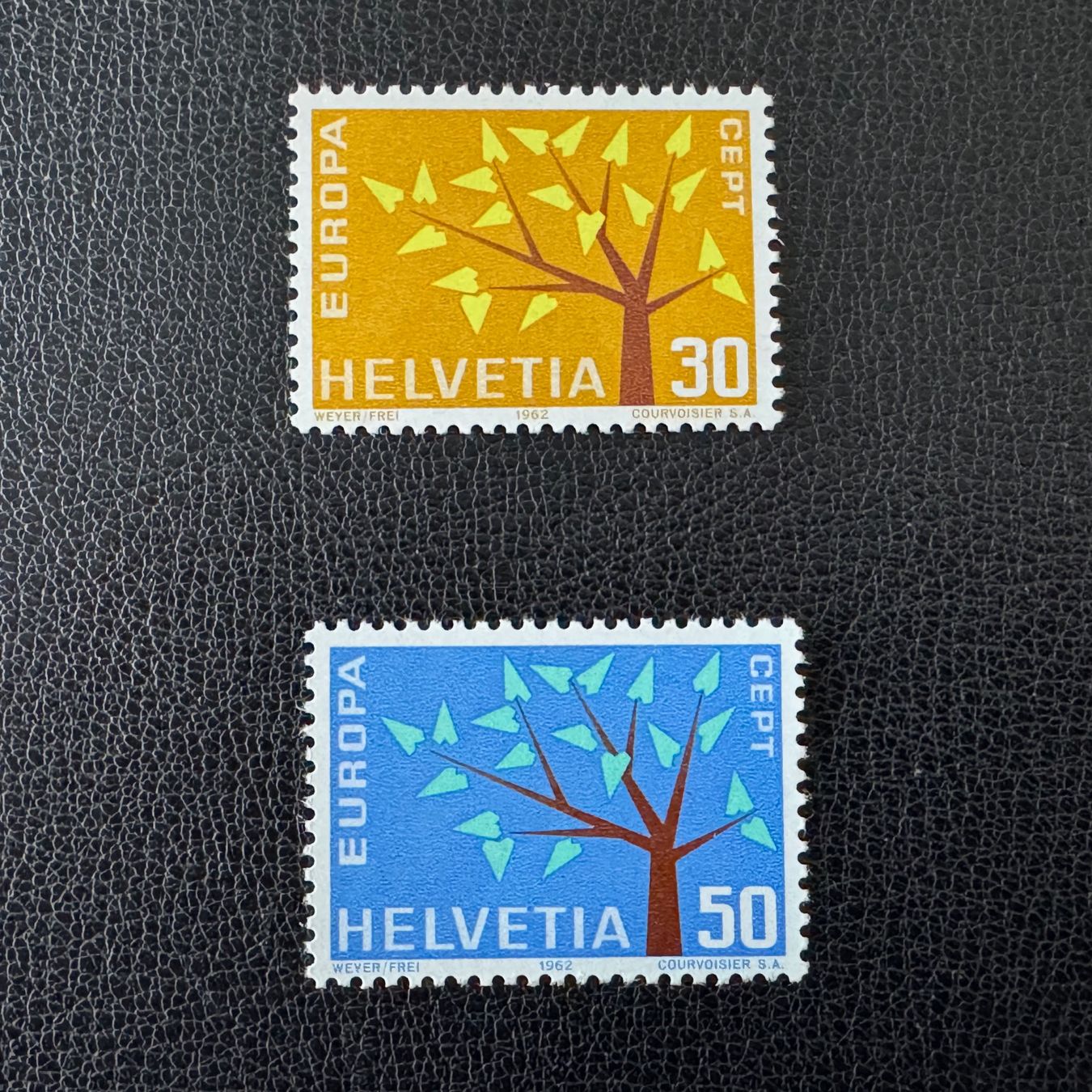 Alle Briefmarken: Europa 1962, 389/390.2.01, postfrisch – Neu (gemäss Beschreibung) aus Stallikon von HILDECH1 1