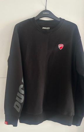 Schwarzer Ducati Winter-Pullover, Grösse M, Top Zustand