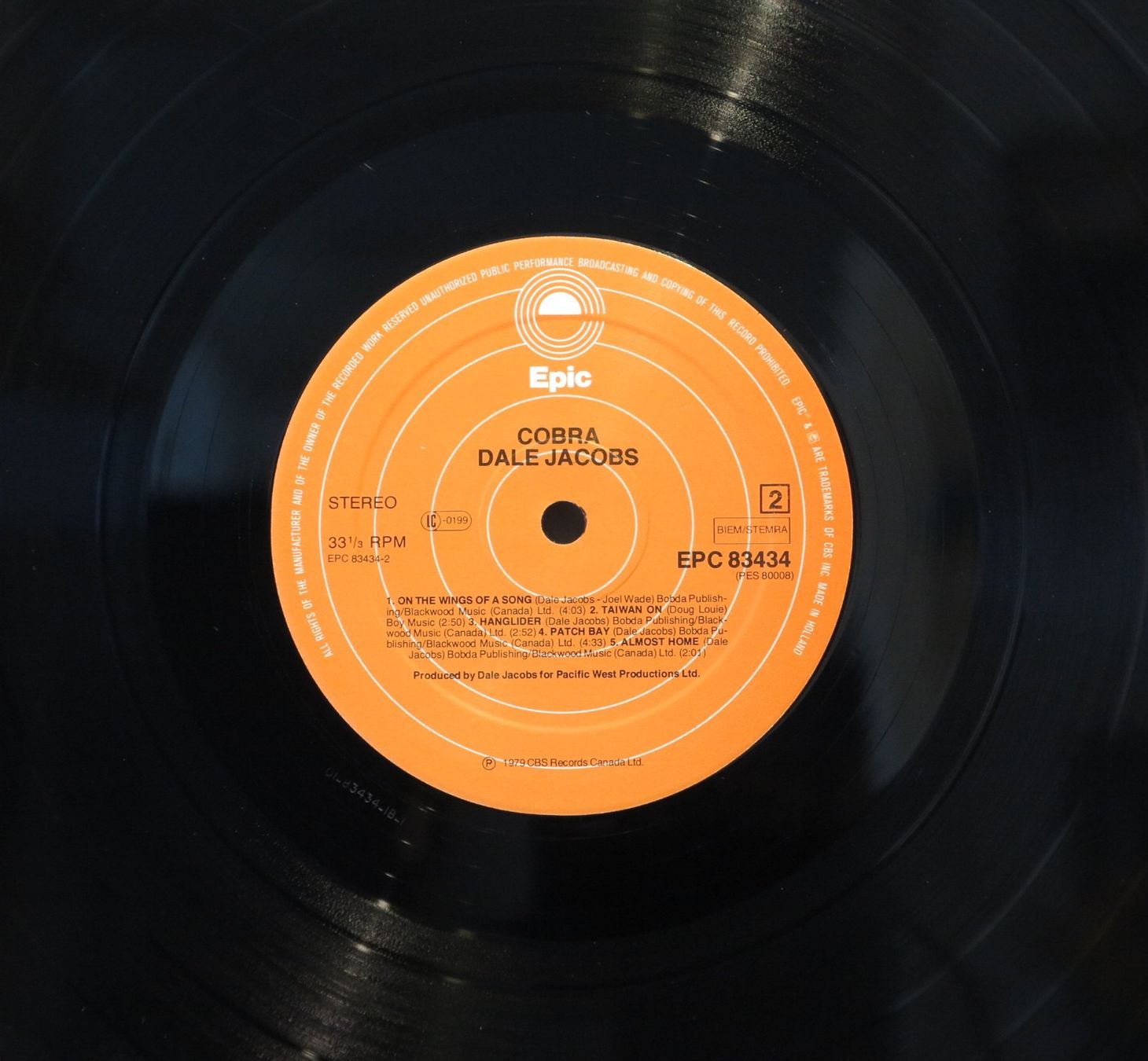 Schallplatten: Dale Jacobs - Cobra / LP – Gebraucht aus Zürich von Naim60 3