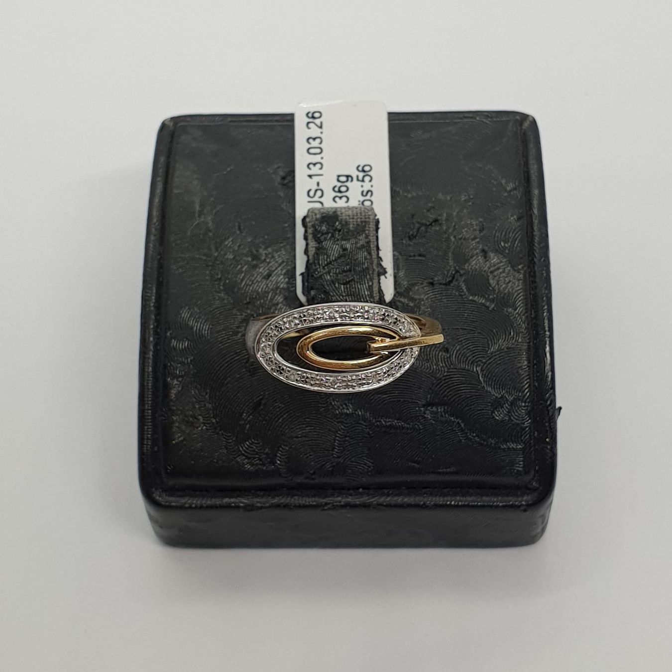 Anelli: Echt 18K Gold - Brilliant Ring – Usato da Luzern venduto da Goldhaus-Luzern