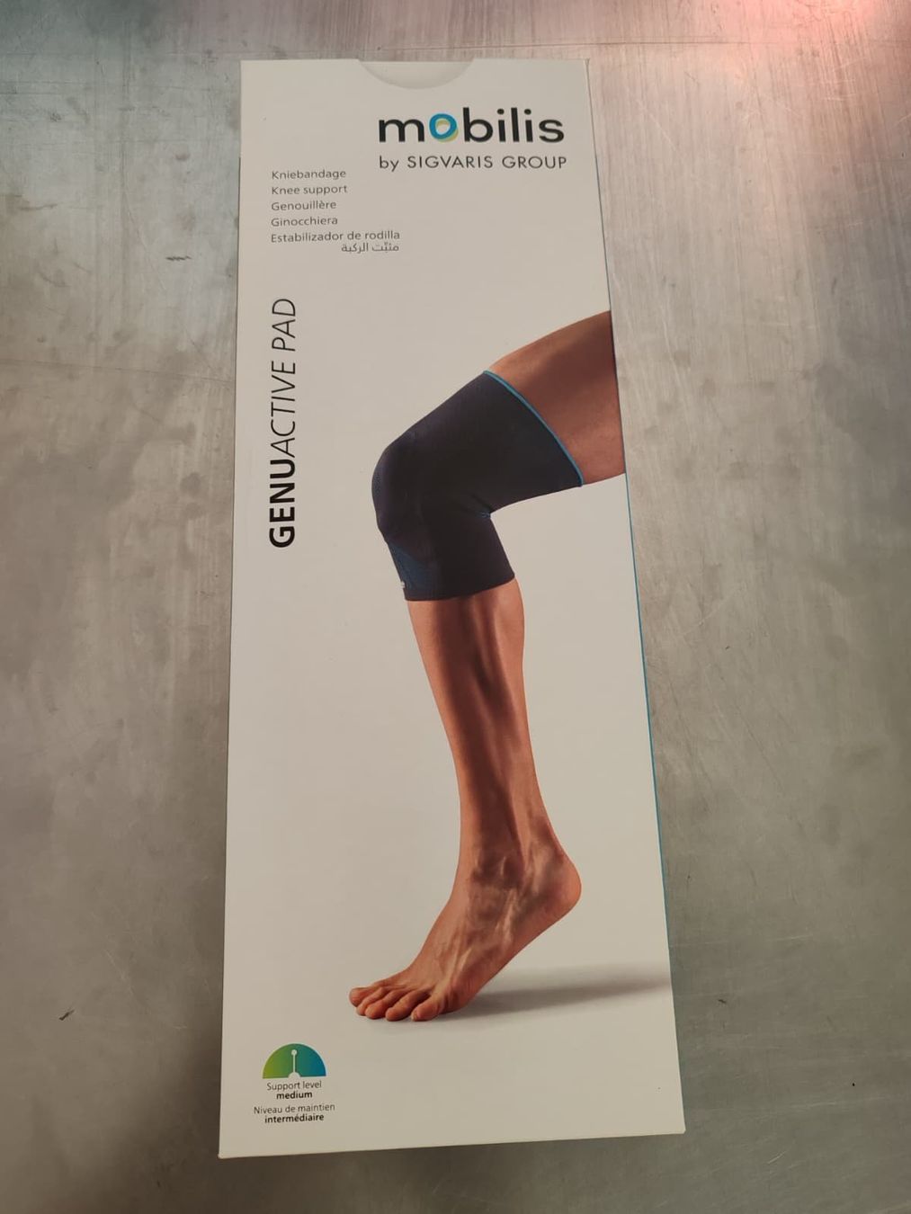 Sigvaris Attrezzature mediche: Sigvaris MOBILIS GenuActive Pad Kniebandage - M – Nuovo e nell'imballaggio originale da Bern venduto da PrettyGood