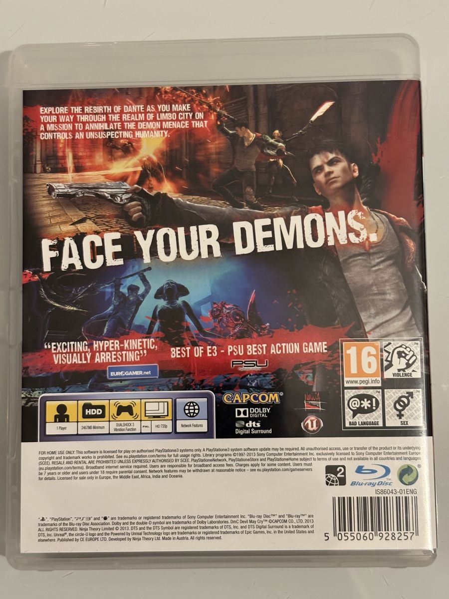 Sony Giochi: DmC Devil May Cry - PS3 – Nuovo (secondo la descrizione) da Zürich venduto da Collecting-World 1