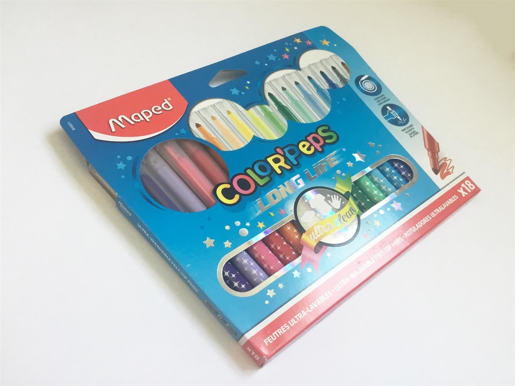 Stifte & Marker: Filzstifte 18er-Pack, Maped COLORPEPS – Neu und originalverpackt aus St. Gallen von cointec 8