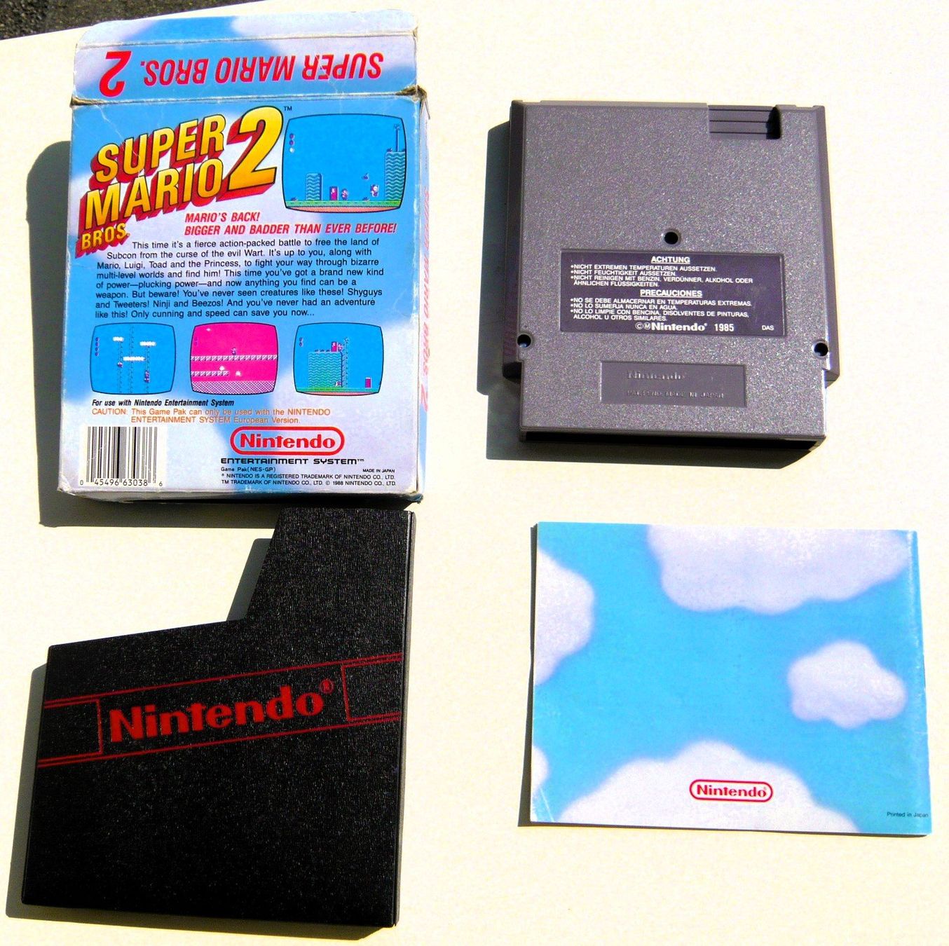 Nintendo Giochi: NES : Super Mario Bros 2, CIB, Bon état+ – Usato da Onex venduto da Jaguar1986 2
