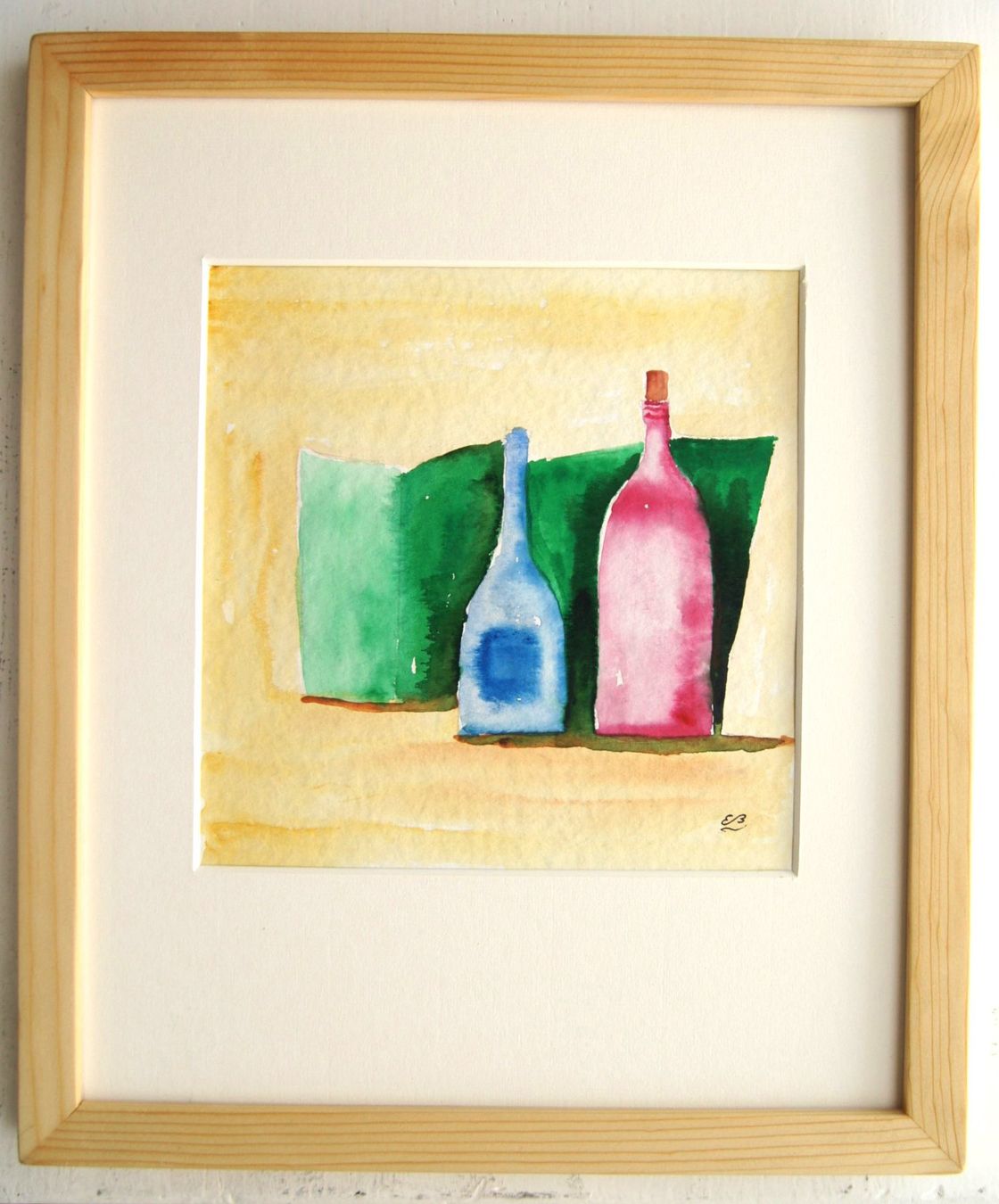 Dipinti: Aquarell: Flaschen – Nuovo (secondo la descrizione) da Fribourg venduto da erw_68dx