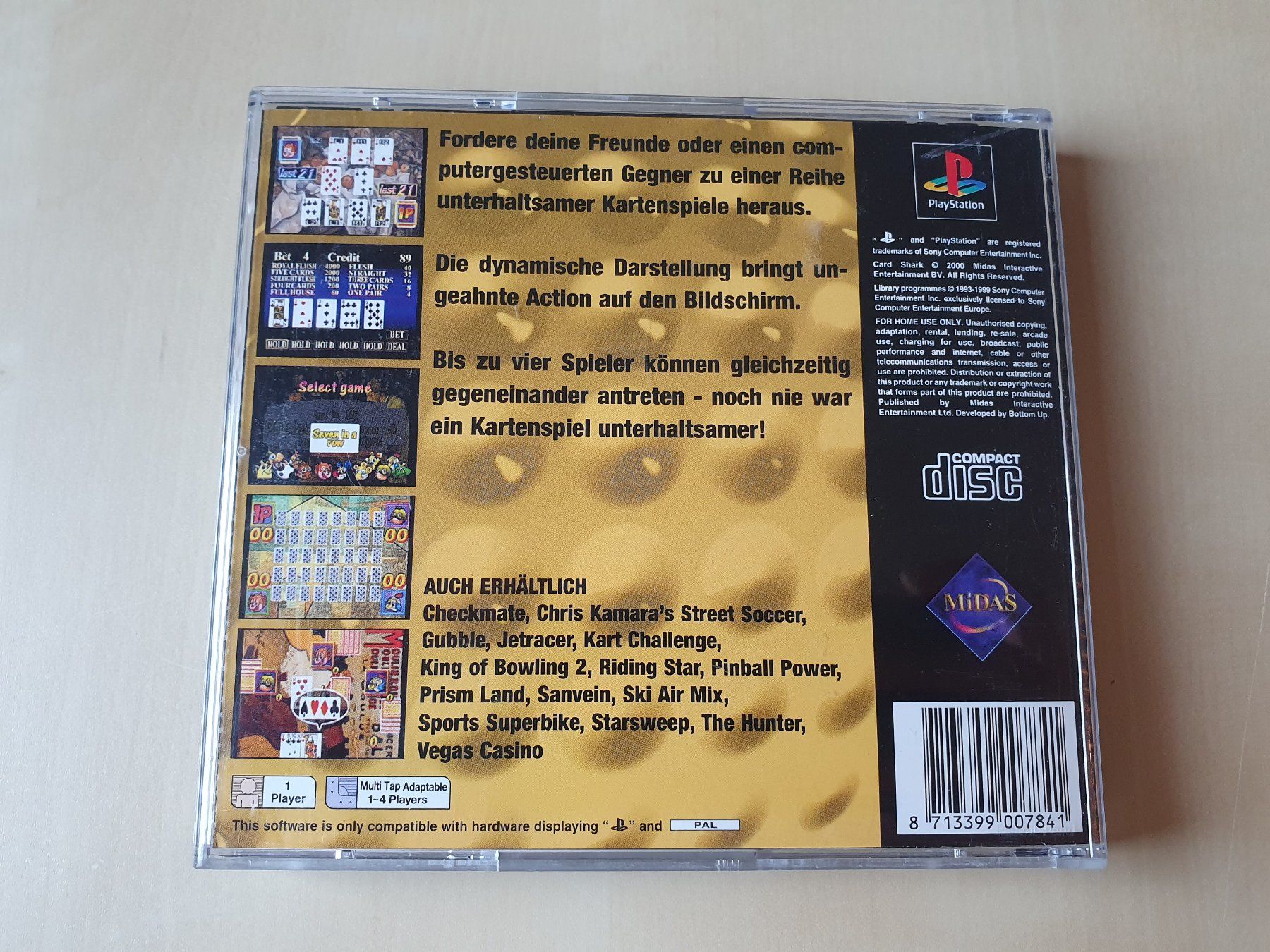 Sony Jeux: Card Shark – D'occasion à Stansstad par collectorsshop 1