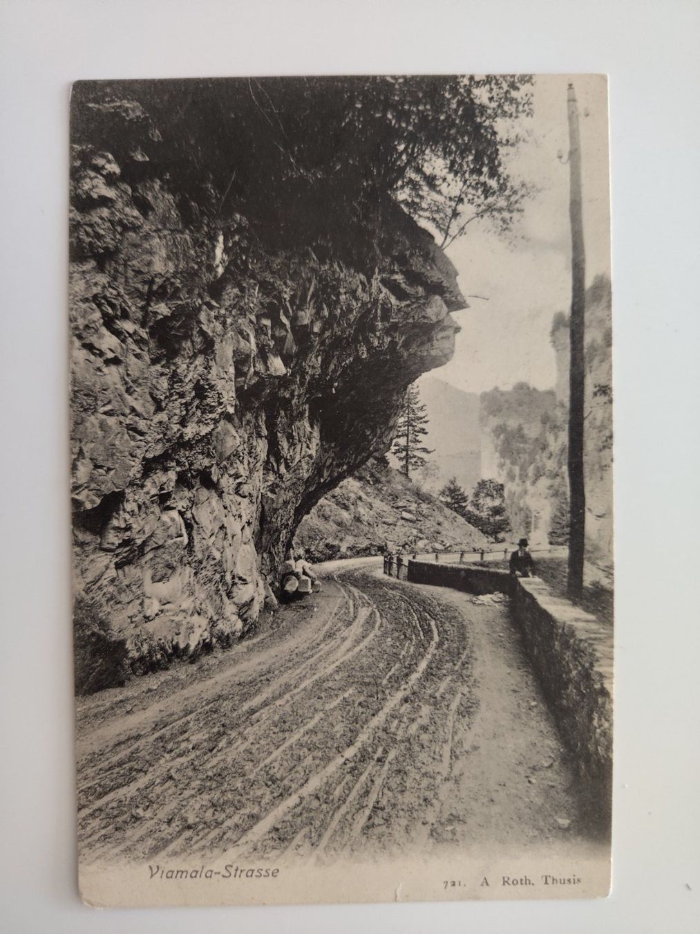 Ansichtskarten: Viamala-Strasse Thusis um  ca.1910 – Gebraucht aus Ohmstal von Lebensfreude05