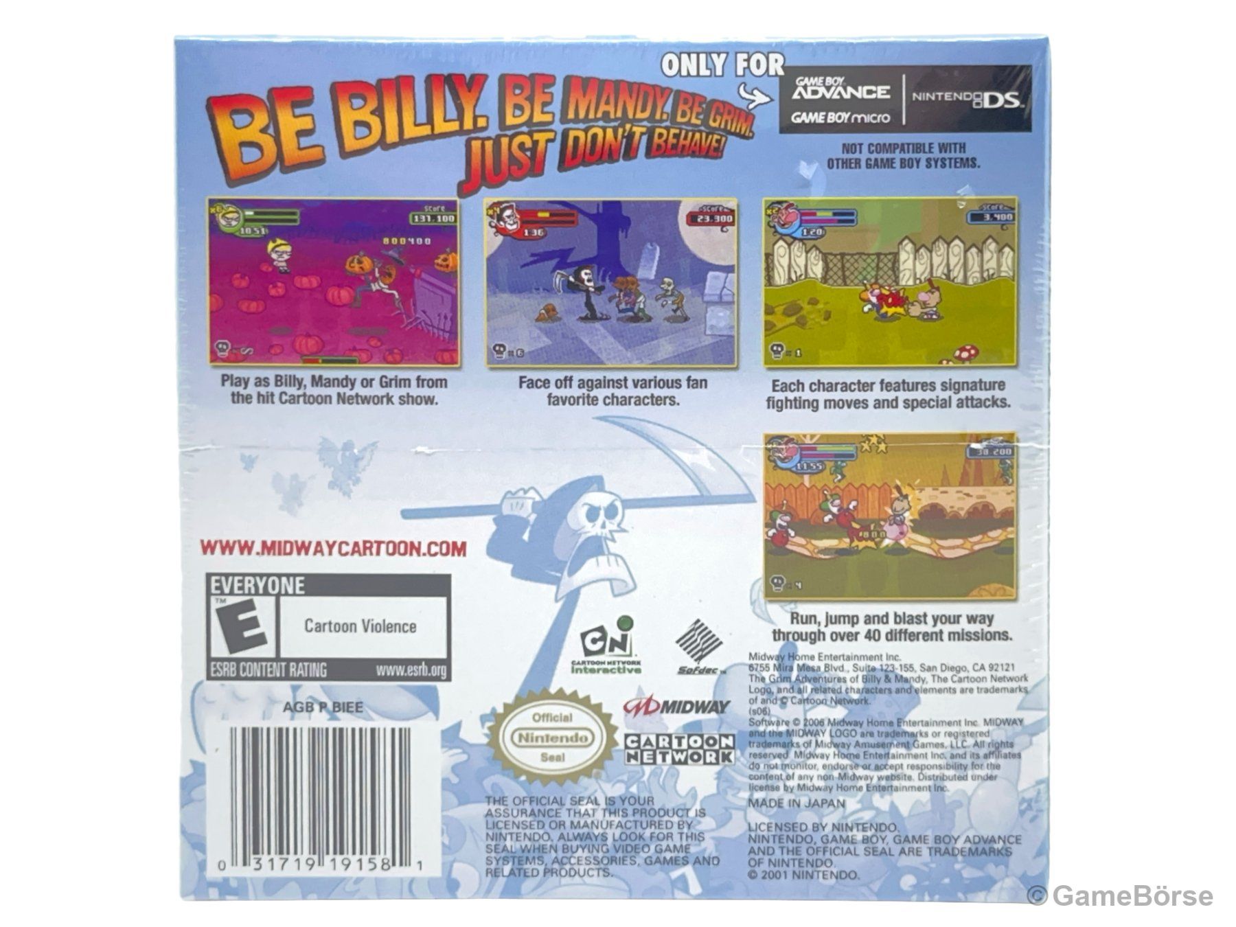 Nintendo Giochi: GBA The Grim Adventures Billy & Mandy OVP / CIB Sealed – Nuovo (secondo la descrizione) da Stettfurt venduto da GameBoerse 1