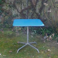 Haefeli Gartentisch, Embru / Bigla, um 1950. Designklassiker