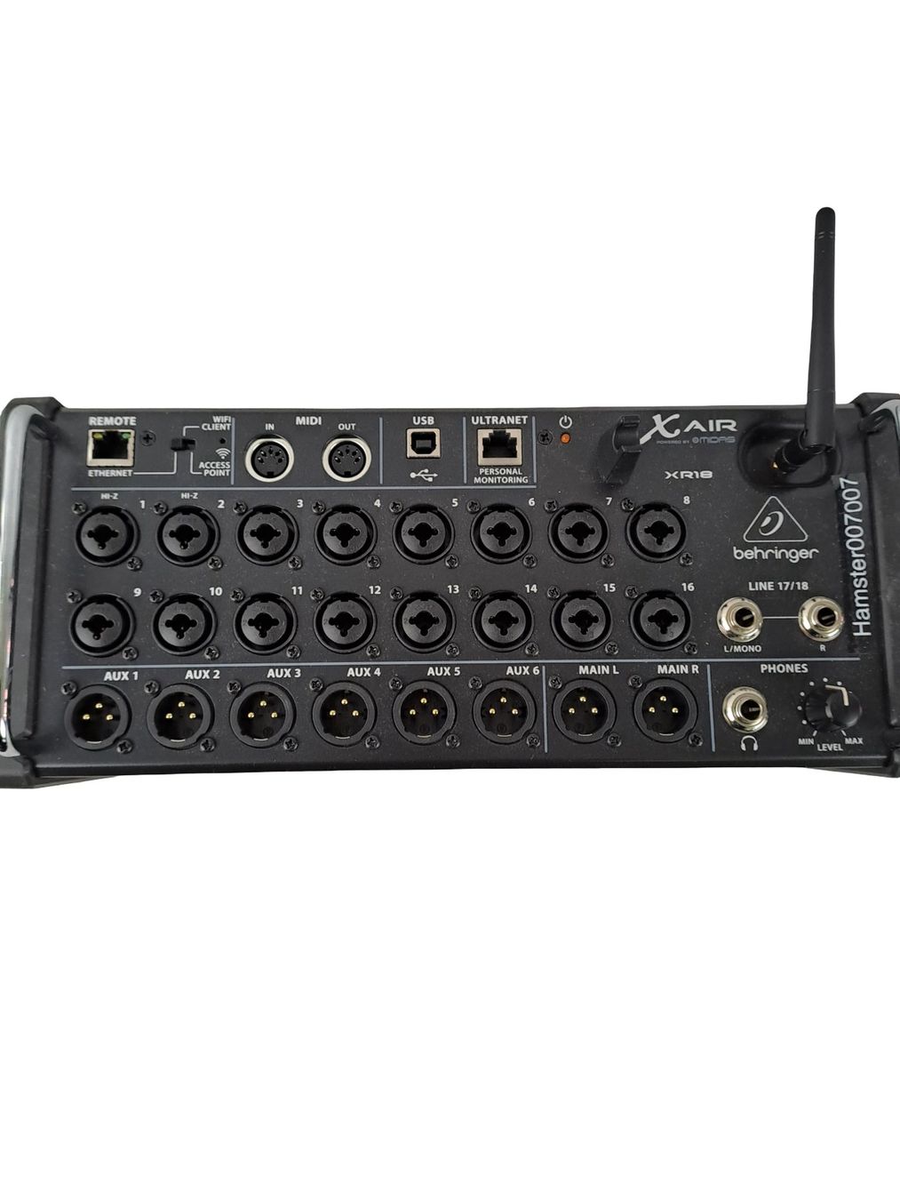 Behringer Console di mixaggio: Behringer X Air XR18 - Thon Case XR18 Bundle – Usato da Männedorf venduto da Restwert_Maennedorf