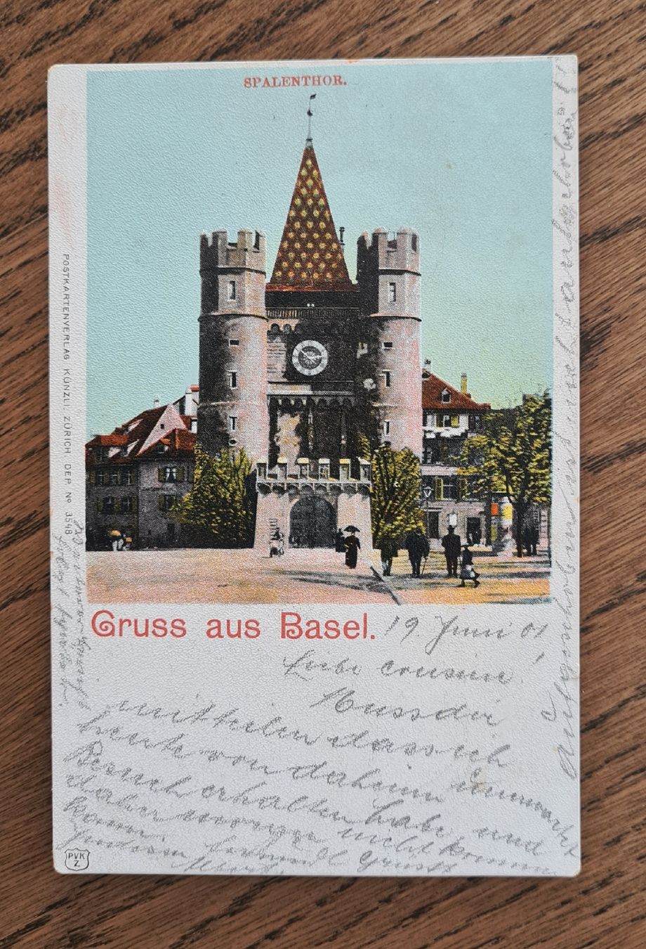 Cartes postales: Gruss aus Basel, Spalenthor 1901 – D'occasion à Ebikon par Donar50