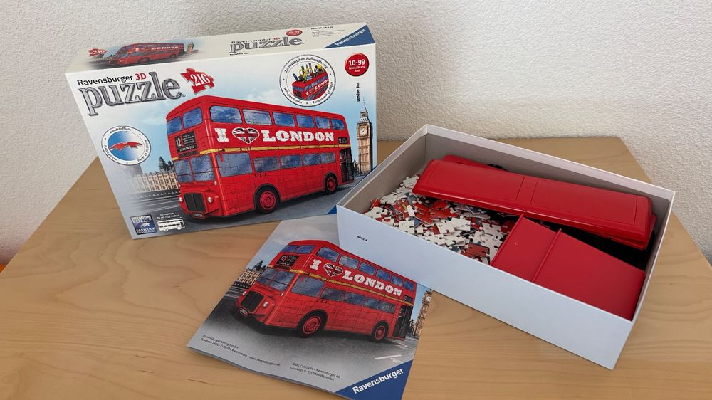 Ravensburger 3d Puzzle London Bus (Gebraucht) in Aarau Rohr für CHF 1 ...