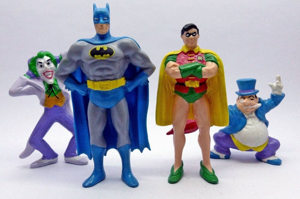 BATMAN JOKER ROBIN PENGUIN THE COMPLETE SET APPLAUSE 1989 (Gebraucht ...
