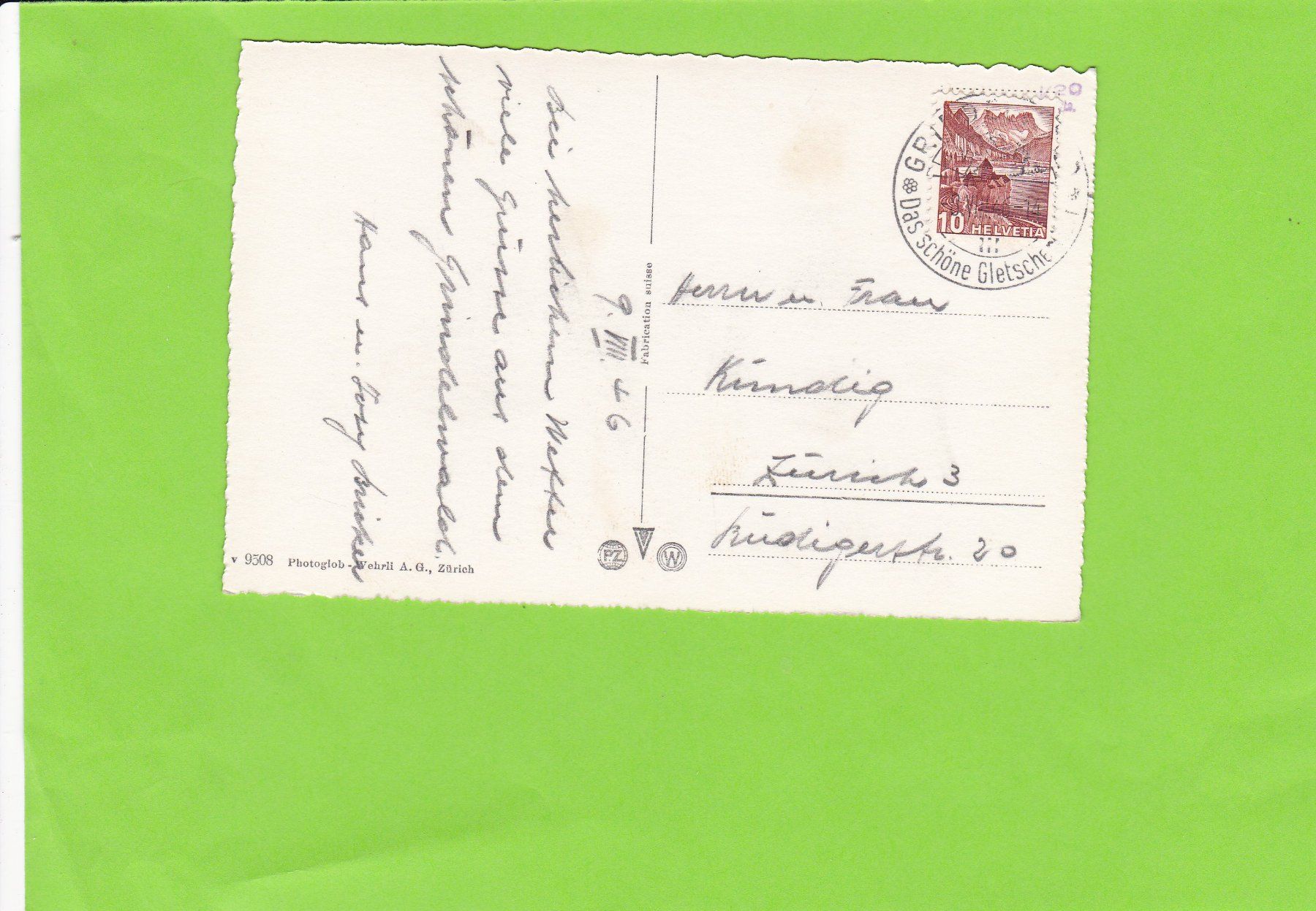 Cartoline postali: Grindelwald – Usato da St. Peterzell venduto da neckertal 1