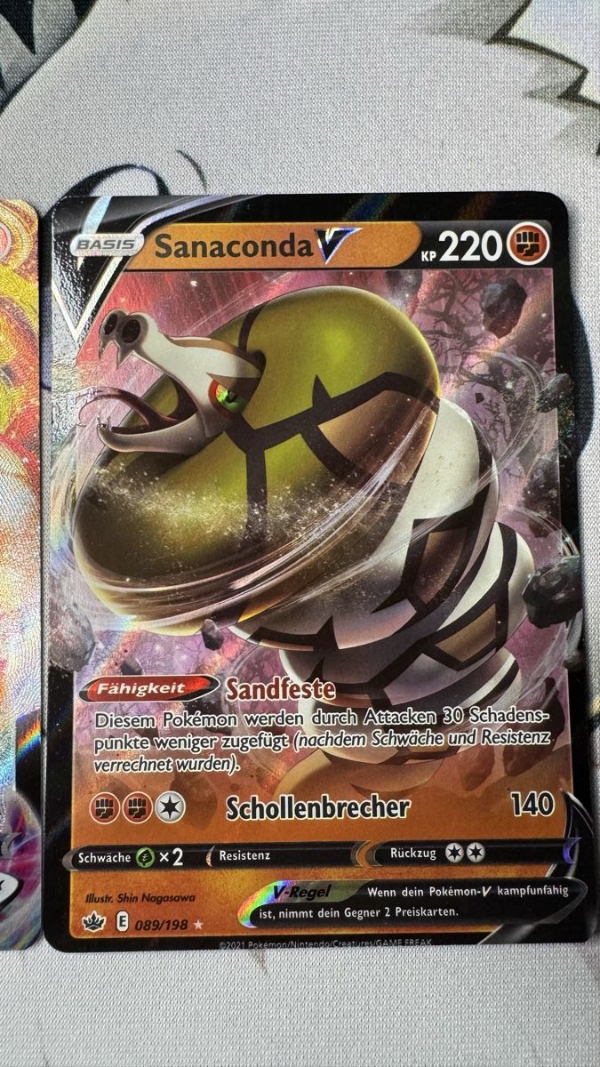 Pokémon Carte collezionabili: Sanaconda V & Vmax – Nuovo (secondo la descrizione) da Dietlikon venduto da abd_7qwy 2