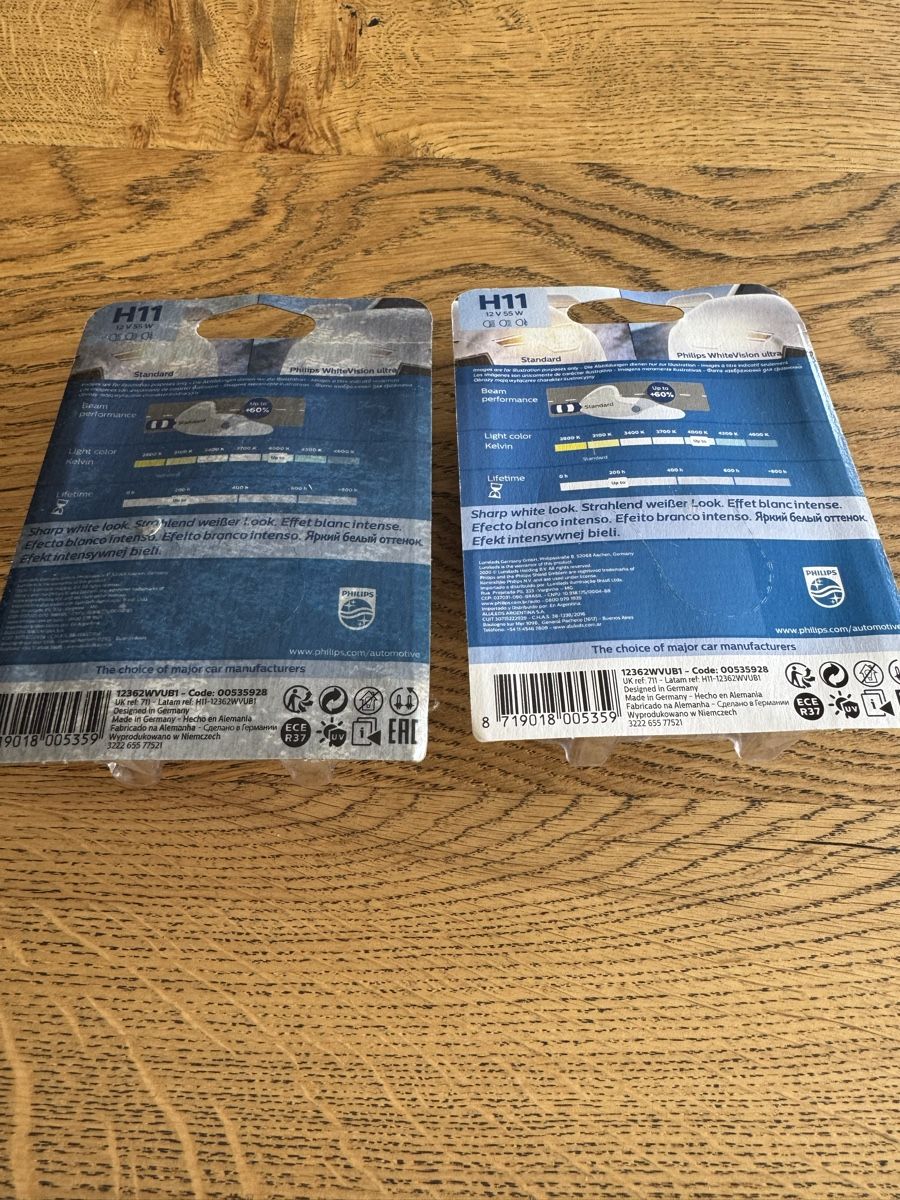 Philips Tutti pezzi di ricambio auto: 2er Set Philips H11 White Vision Ultra Autolampen – Nuovo e nell'imballaggio originale da Balsthal venduto da Narulya 1