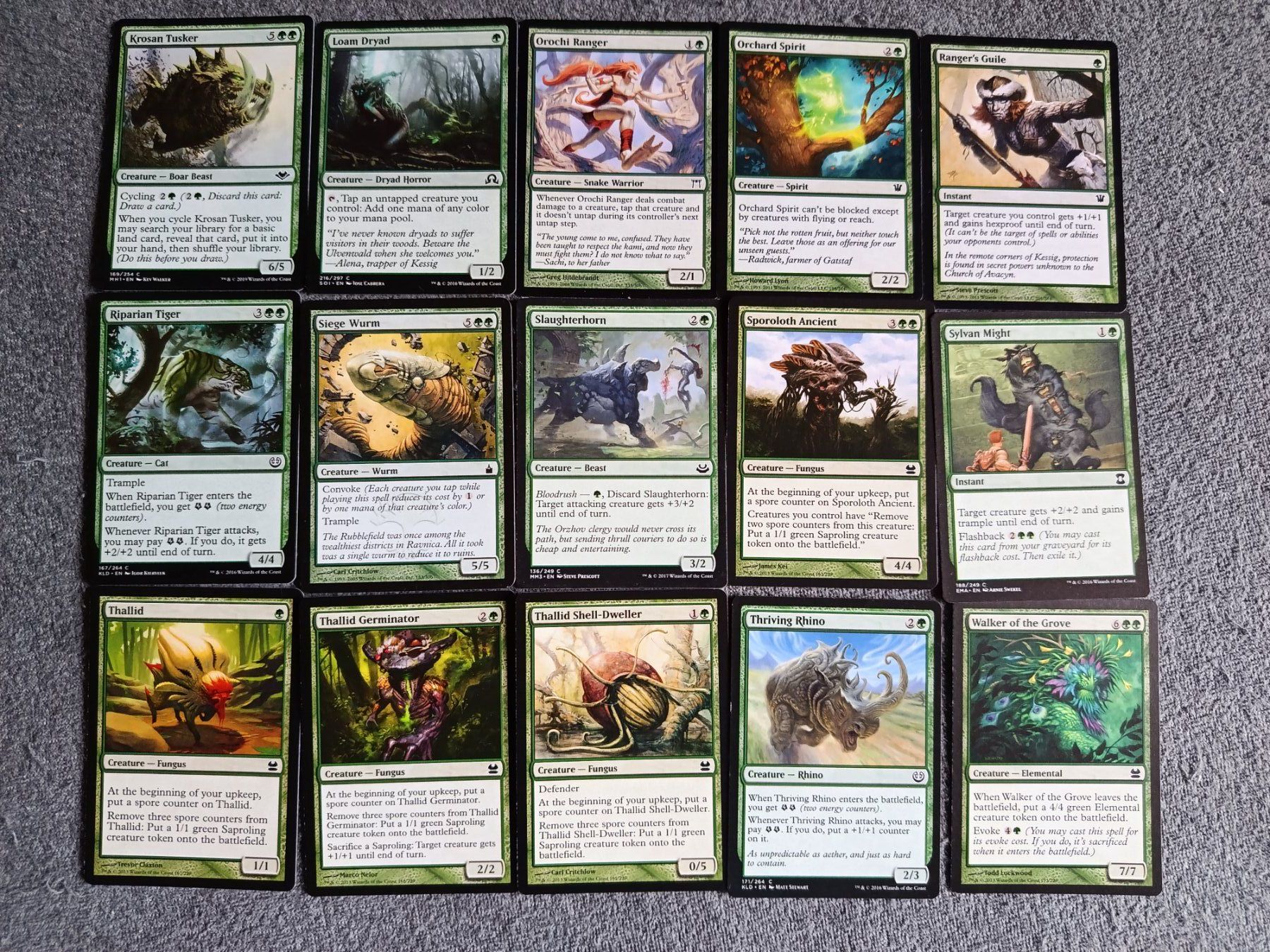 Magic The Gathering Carte collezionabili: 30 green MTG Magic the Gathering cards – Usato da Chaumont venduto da Ramonperez 1
