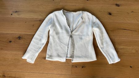 Weisse Sommer Strickjacke, Gr. M, Top Zustand, elegant!