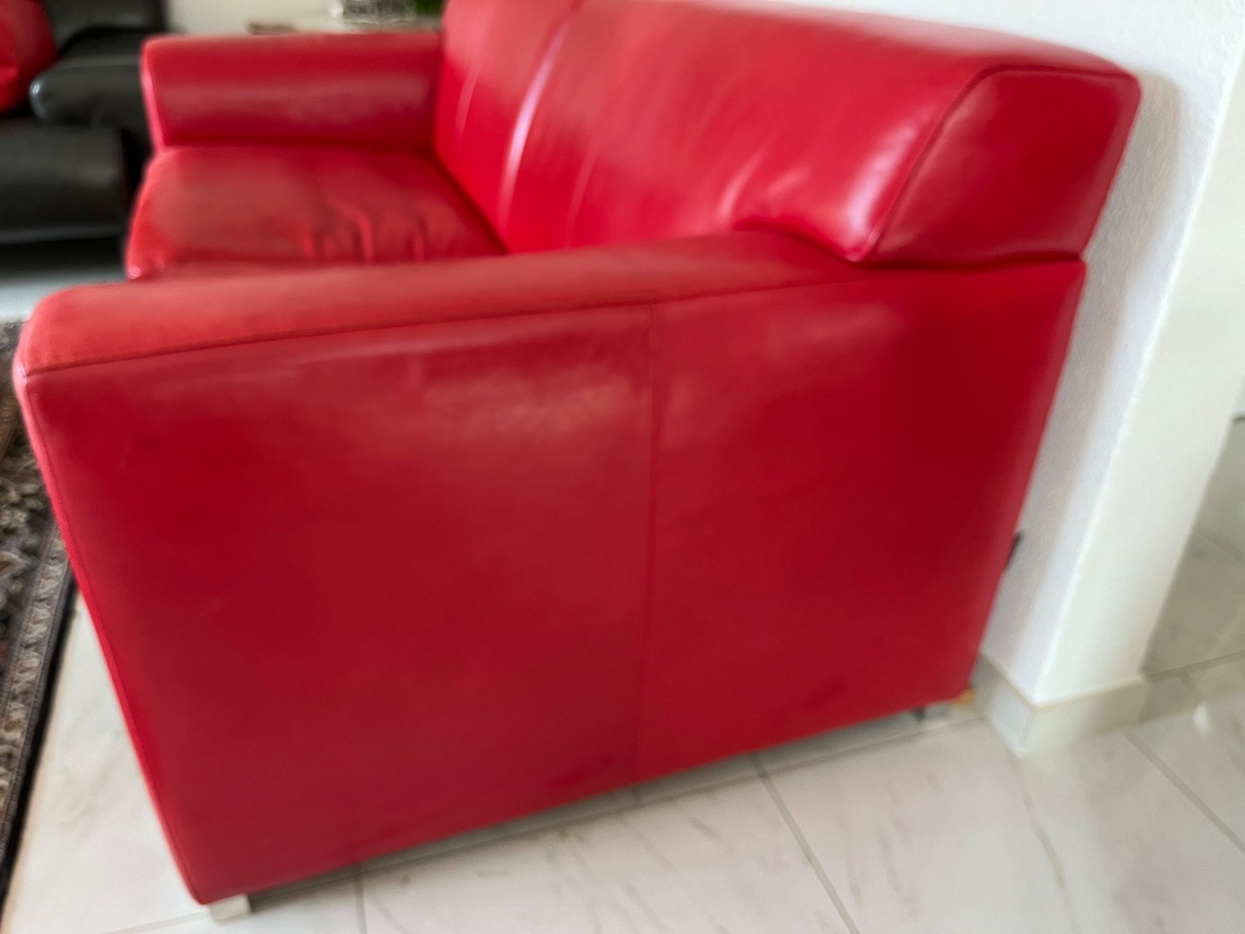 Divani: Machalke Ledersofa rot – Usato da Magden venduto da Jackevaro 2