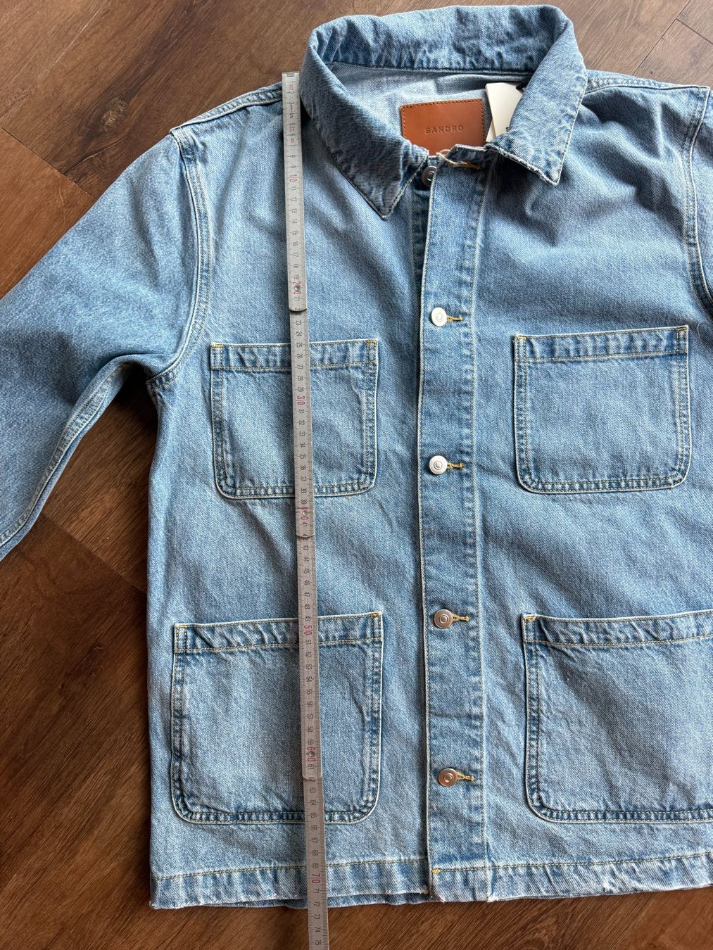 Sandro Giacche: New £305 Sandro denim jacket - M – Nuovo e nell'imballaggio originale da St-Sulpice VD venduto da juhdu 1