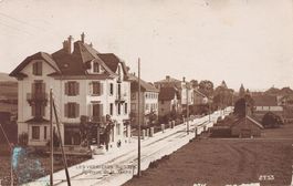 Les Verrières, Avenue de la Gare, circulée 1917