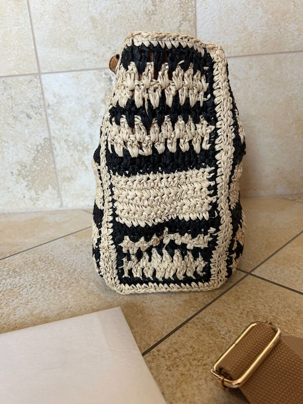 Sacs femmes: Sac Rive Gauche macramé et bambou – Neuf (Voir description) à Porrentruy par Craps1 4