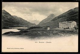 Bernina, Ortspartie mit Hospiz im Gebirg