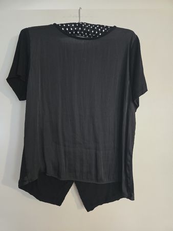 schickes Shirt in Materialmix, 40