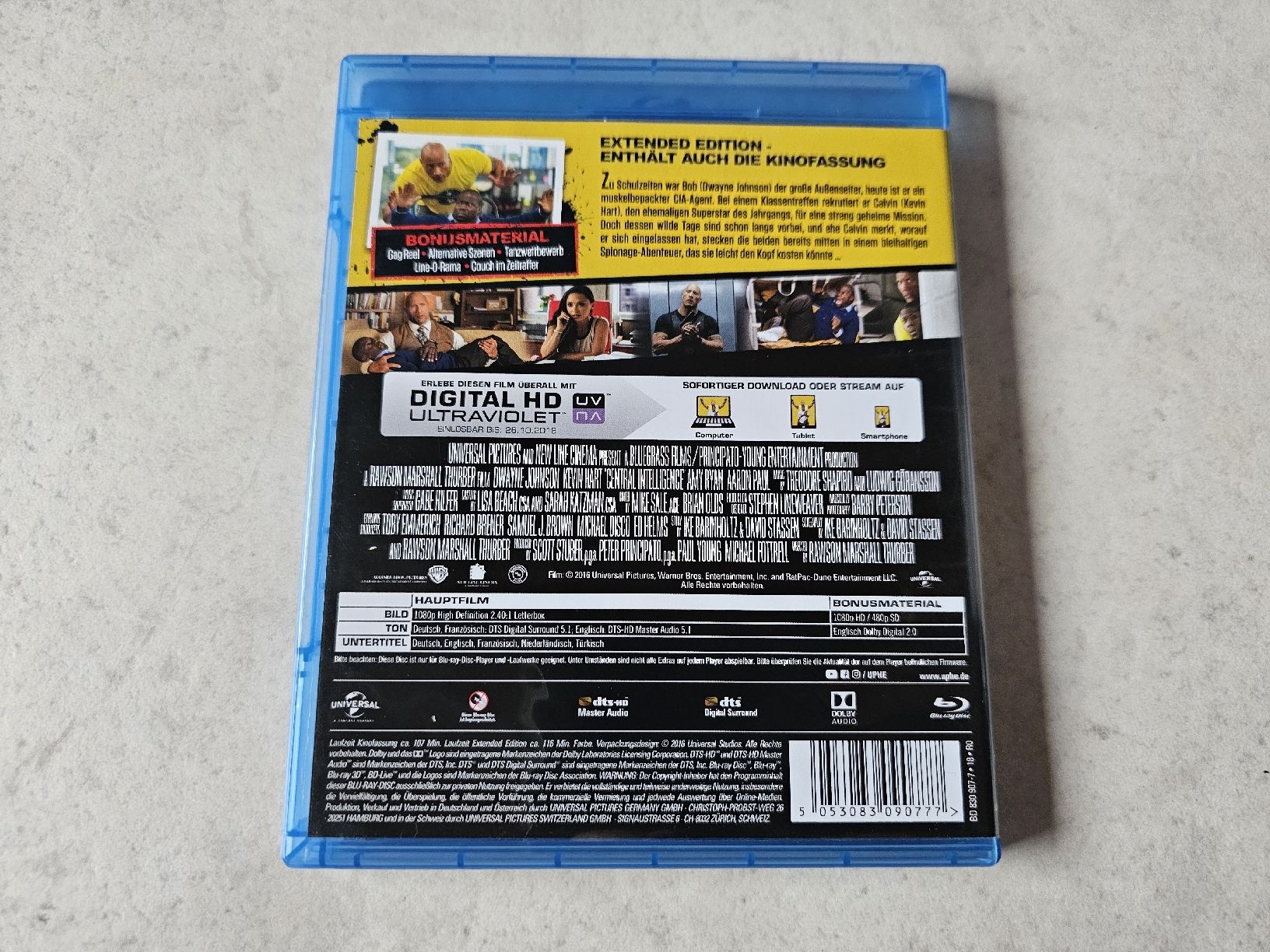 Alle DVDs: Central Intelligence  /  Bluray – Gebraucht aus Schneisingen von backstore24 1