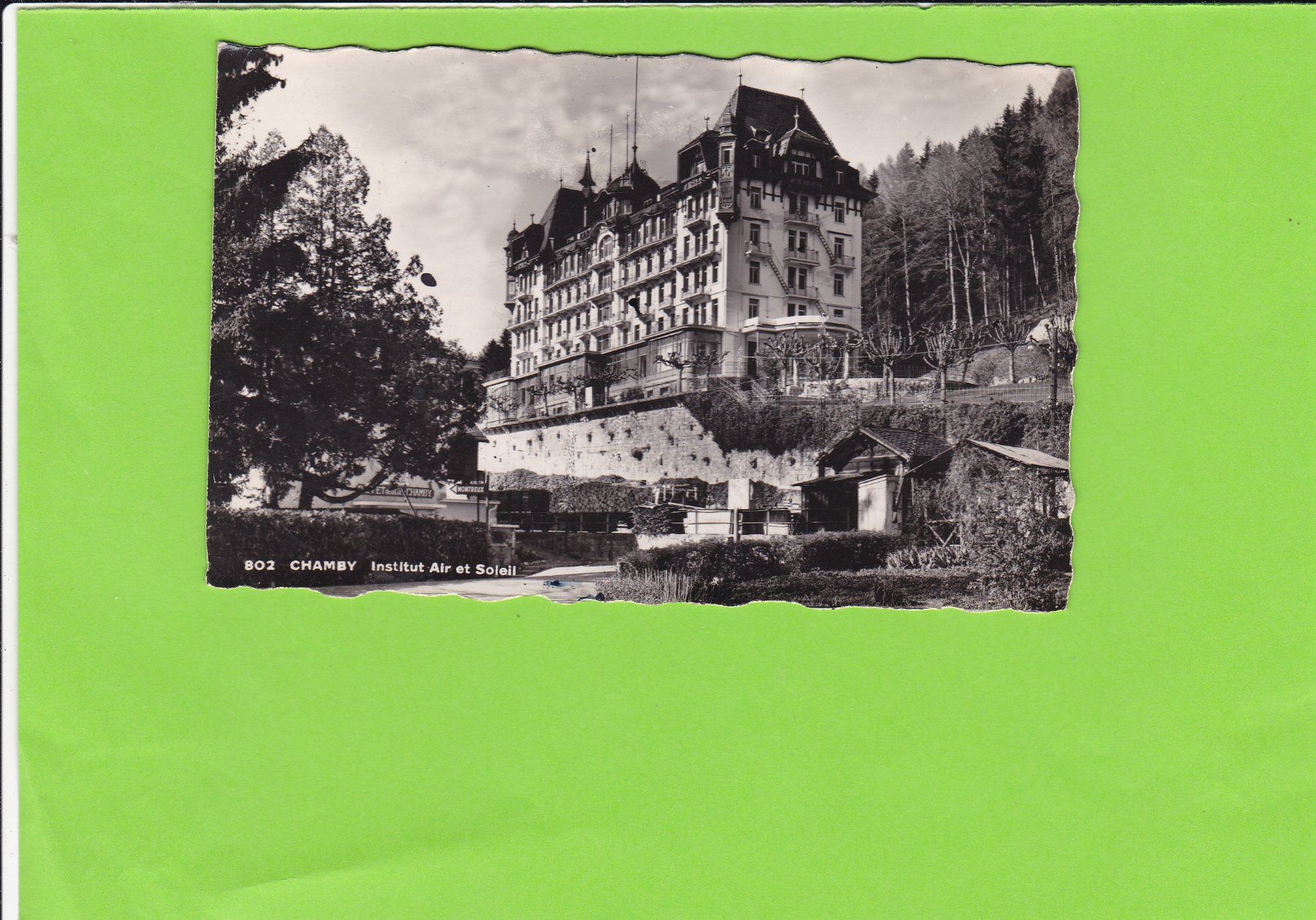 Cartoline postali: Chamby-Institut Air et Soleil – Usato da St. Peterzell venduto da neckertal